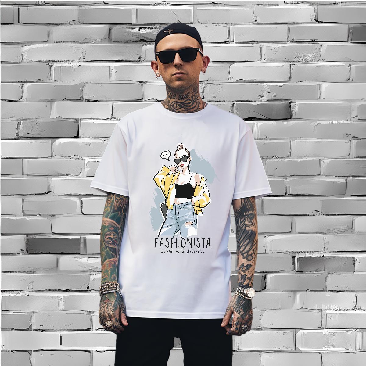 Men T Shirts 230g Pure Cotton character Hip Hop Street Crew Neck Custom Anime Men Tees Free Shipping Cool Design Polos