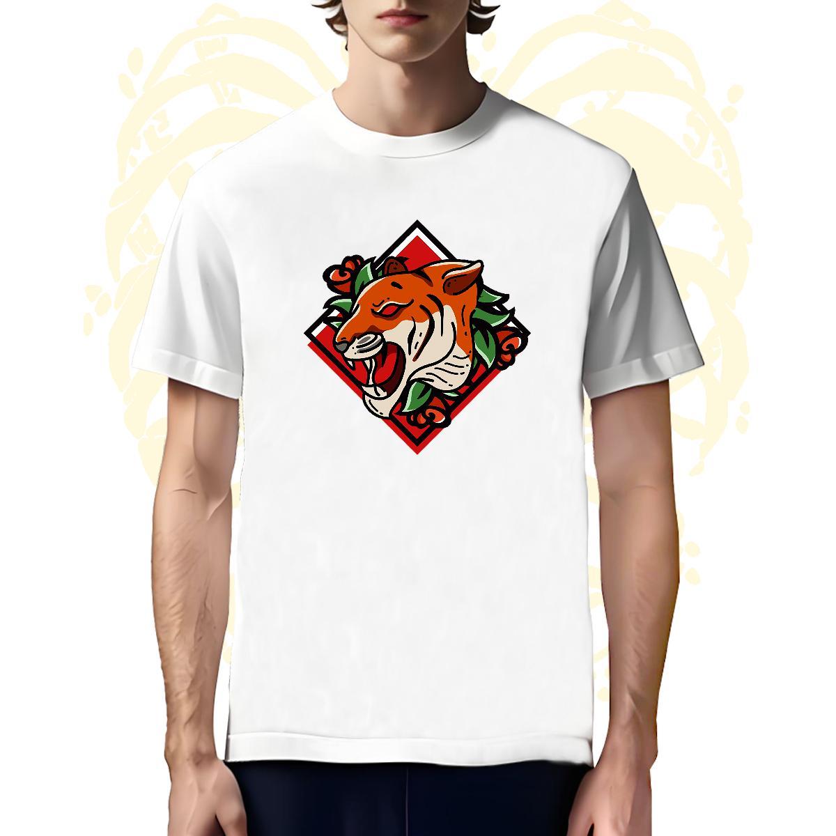 Cool Design Man T Shirts O-Neck Short Sleeve Home Outdoor Skull 100% Cotton 230g Tshirts Casual New Polos