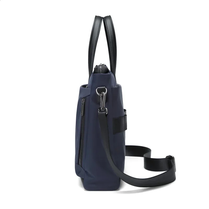 GOLF Briefcase Bag Nylon with Leather Handle Crossbody Shoulder Hand Bag Office Laptop Bags for Men 15 Inch Waterproof Handbags 240822