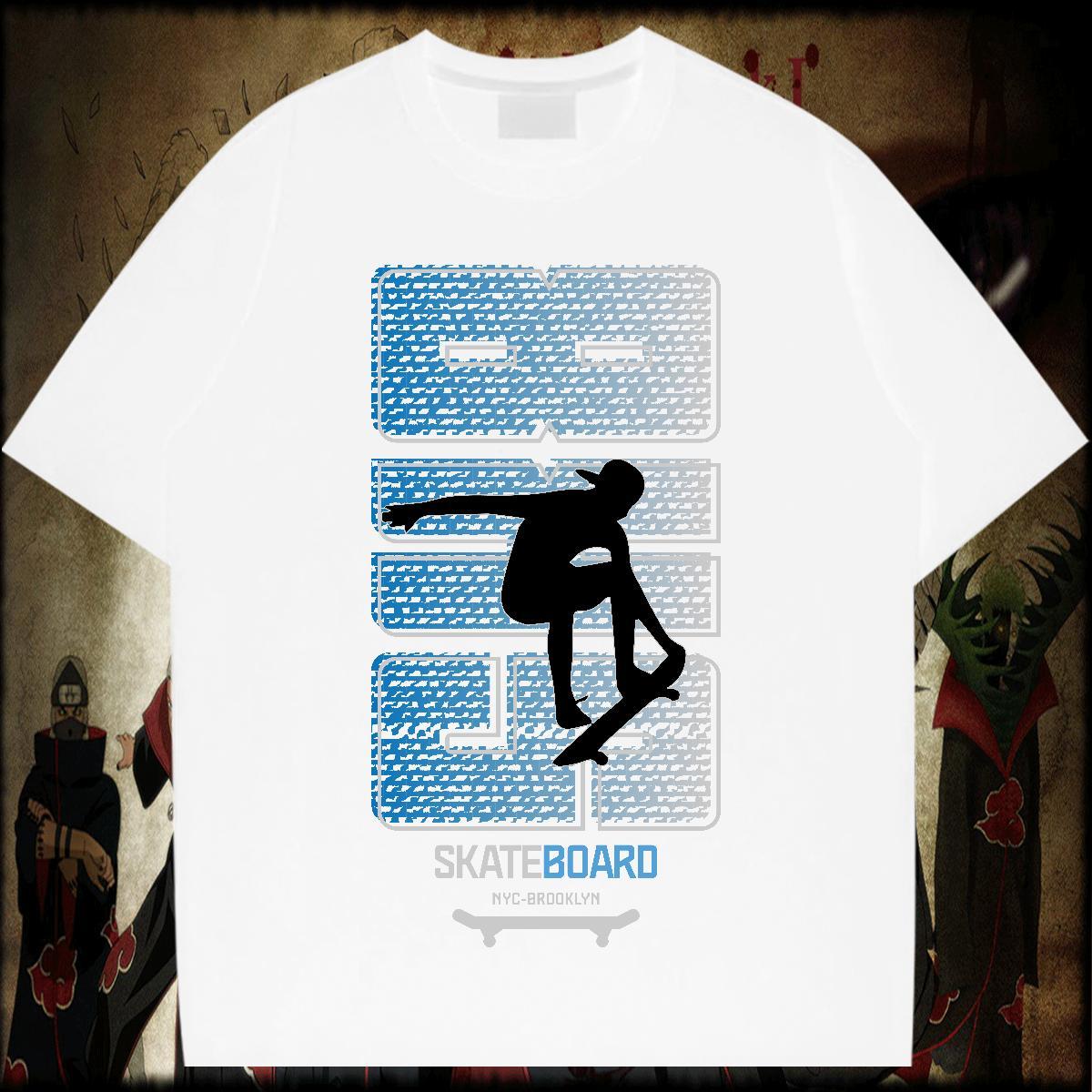 Loose Fit portrait T shirt Anime Printing Street Men Clothes T-Shirt 230g Cotton Classic Casual Breathable Short Sleeve Custom Print Oversized Tshirts