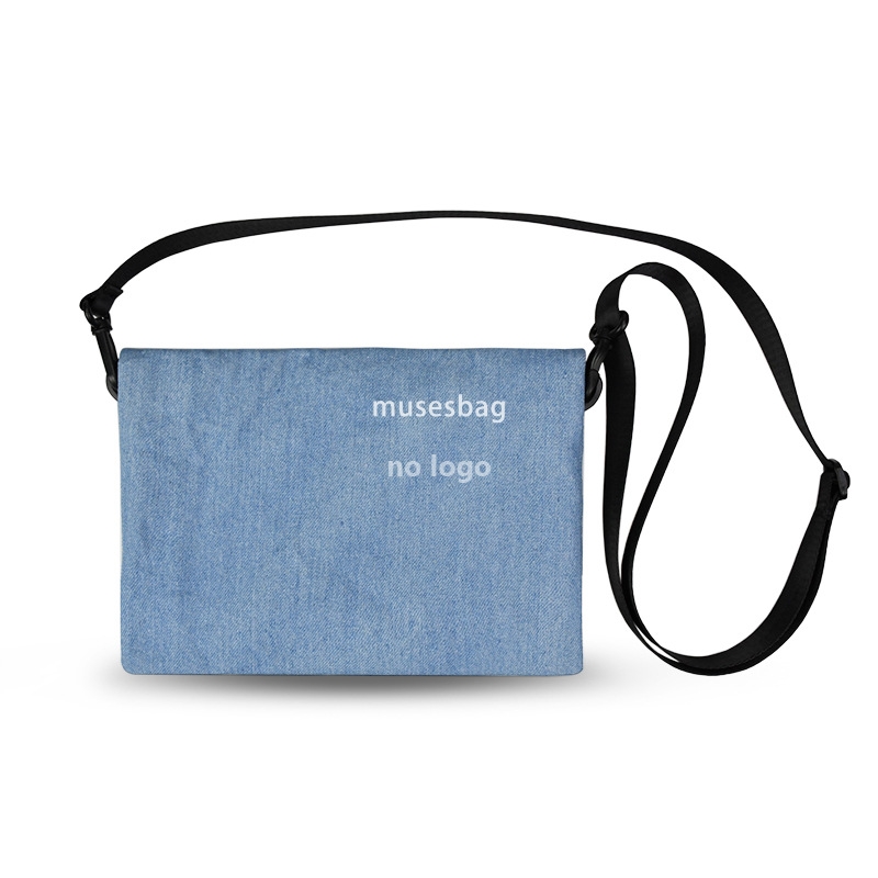 Single shoulder convenient passport document bag Business commute crossbody bag travel simple everything small square bag positive and negative