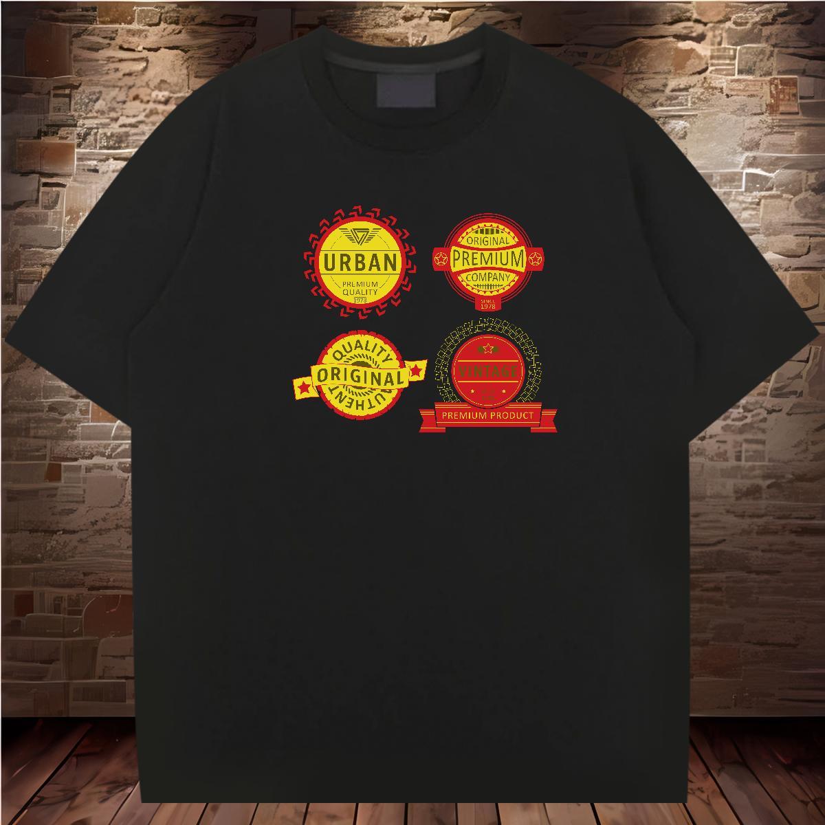 Designer letter T shirt Spring Summer Couples T Shirts 230g 100% Cotton New Breathable Anime Print Wear