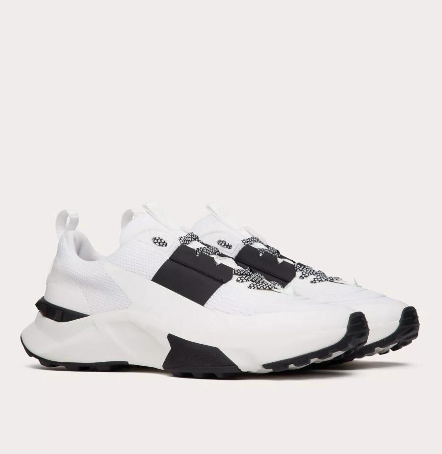 New Luxury Brand Men True Act Low-top Sneaker Shoes Men Mesh Fabric Trainers Chunky Rubber Sole Footwear Wholesale Man Runner Sports Casual Designer Shoe EU8-46