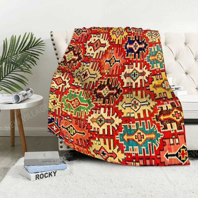 Plaid sofa for Knee blankets warm winter bed cover throw blanket Decor boho warm fleece Nordic Vintage Moroccan Soft and hairy Y240815