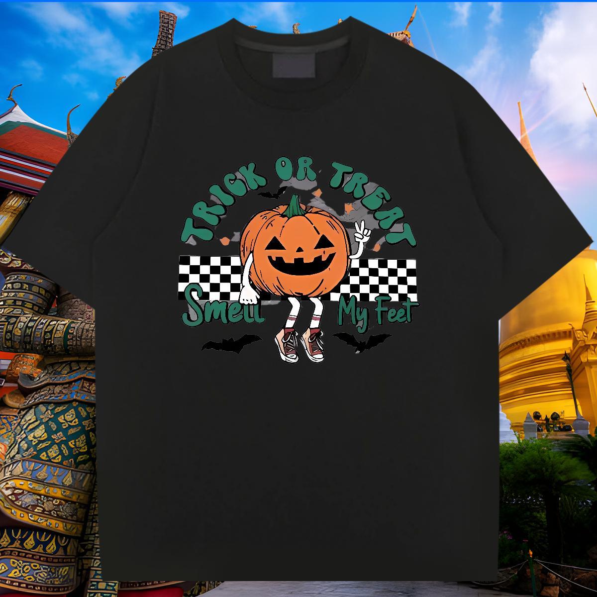 TOP Quality Man T Shirts halloween Breathable Crew Neck Daily Outfit Customized 230g Cotton Men Tshirts Free Shipping Clothings