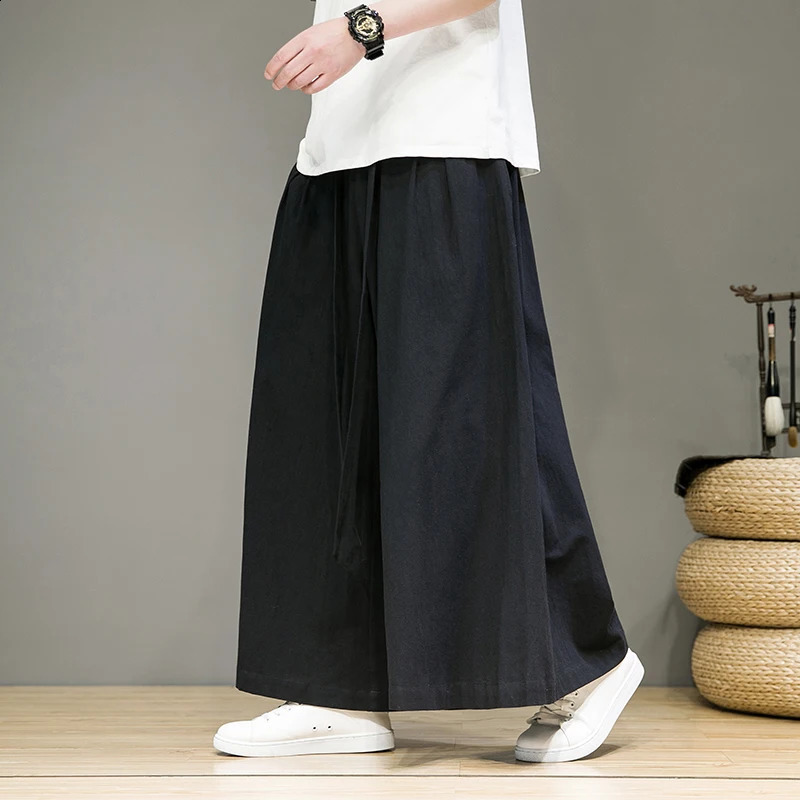 Harem Pants Men Wide-leg Trousers Casual Baggy Pants Men Harajuku Style Belt Sweatpants Male Hip Hop Streetwear M-5XL 240814