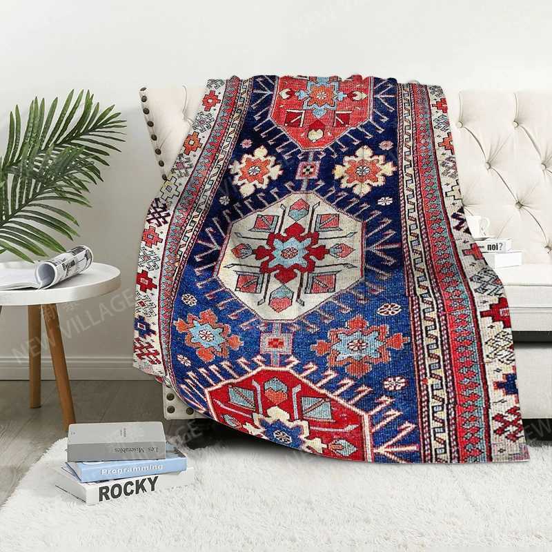 Plaid sofa for Knee blankets warm winter bed cover throw blanket Decor boho warm fleece Nordic Vintage Moroccan Soft and hairy Y240815