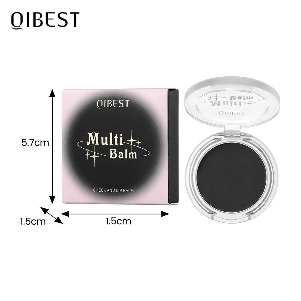 QIBEST Multifunct Balm 3 In 1 Matte Lipstick Blush Eyeshadow Lightweight Cream Color Changing Lipstick Lip Tint Makeup For Women Y240815