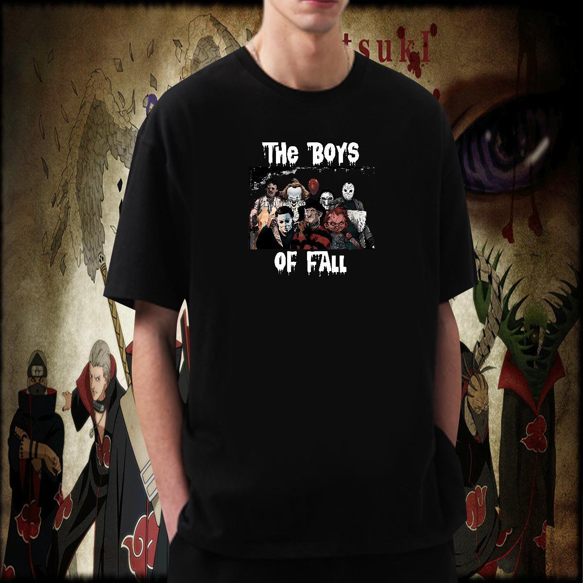 Popular character T-Shirts for Men Home Outdoor Tshirts 100% Cotton 230g Fashion Designer Breathable Crew Neck DIY Printed Clothings