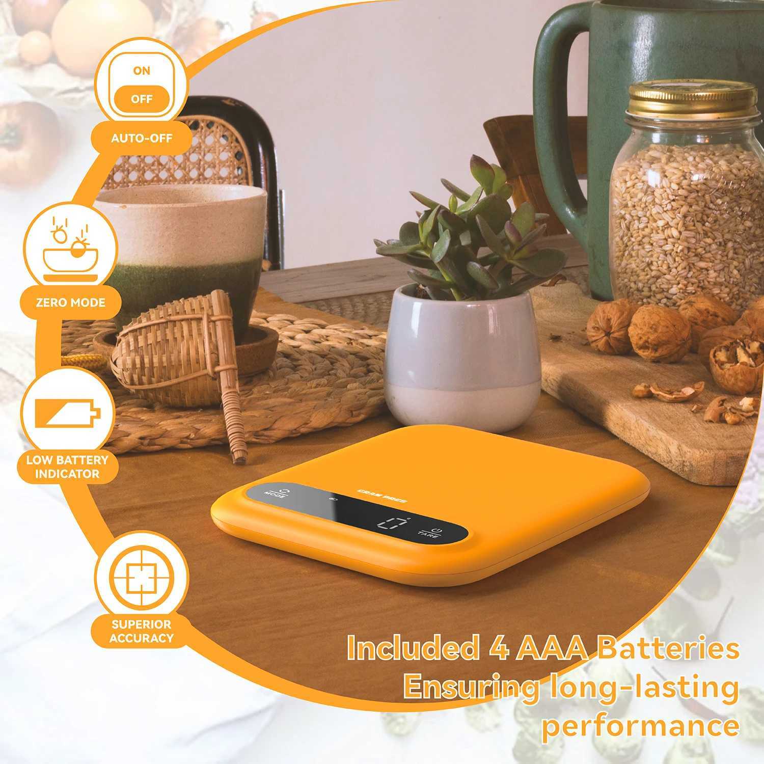 Digital Food Scale 11 lbs/0.01 oz Kitchen Scale Digital Weight Grams and Ounces for Baking and Cooking LED DisplayM240815