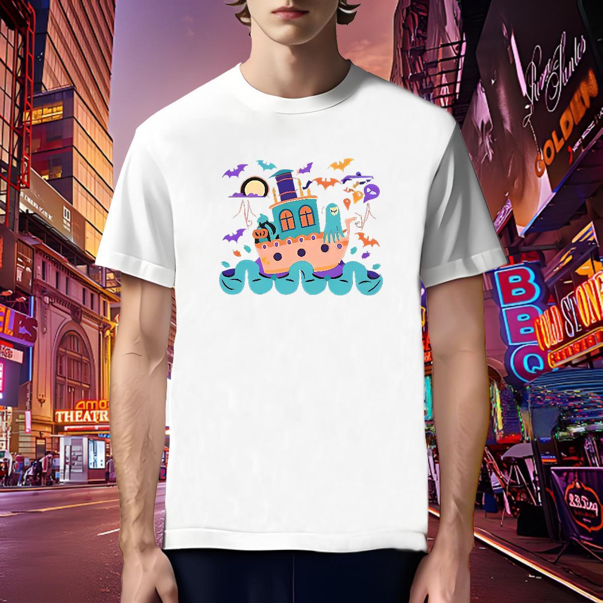 Loose T Shirt For Man Breathable Short Sleeve Hip Hop Street Custom Cartoon 230g Pure Cotton Mens Tshirts Classic Clothings