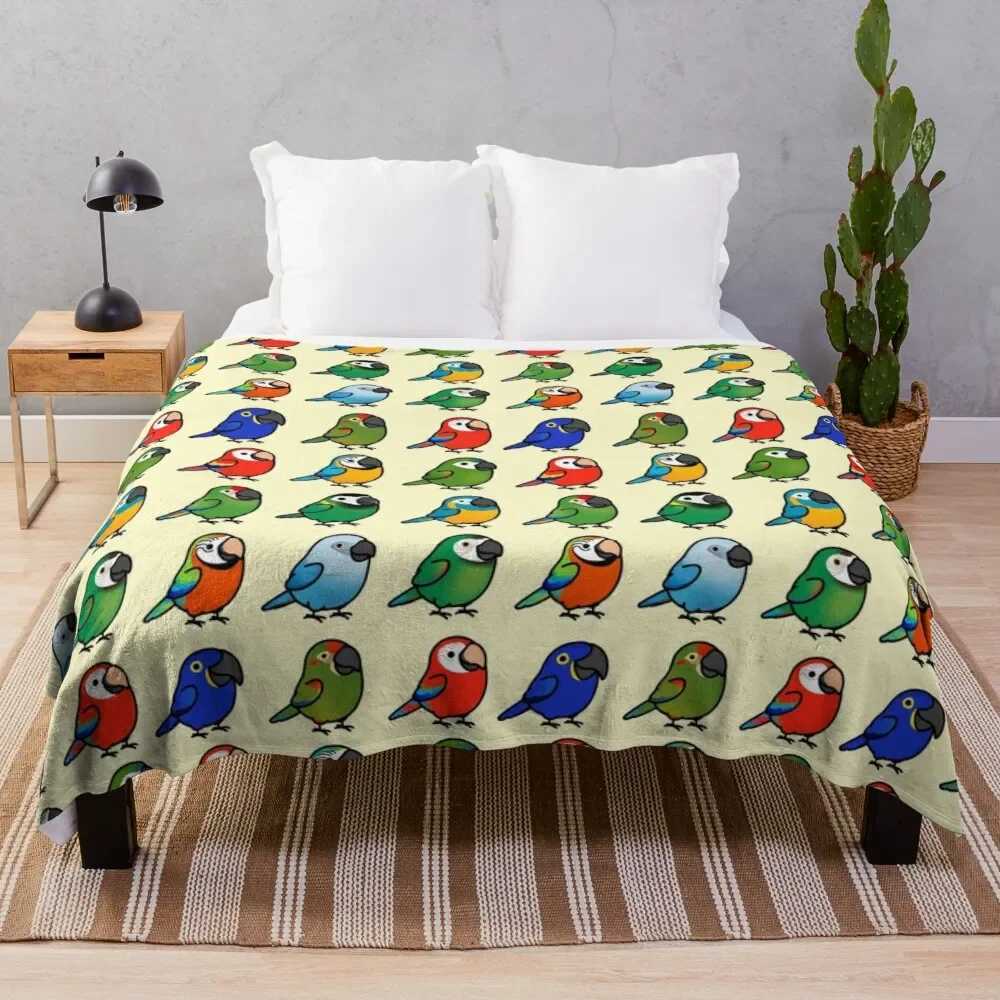 Cockatiel Birds Pattern Couch Bed Decor Super SoftWarm Lightweight for Kids Teens Blanket Y240815