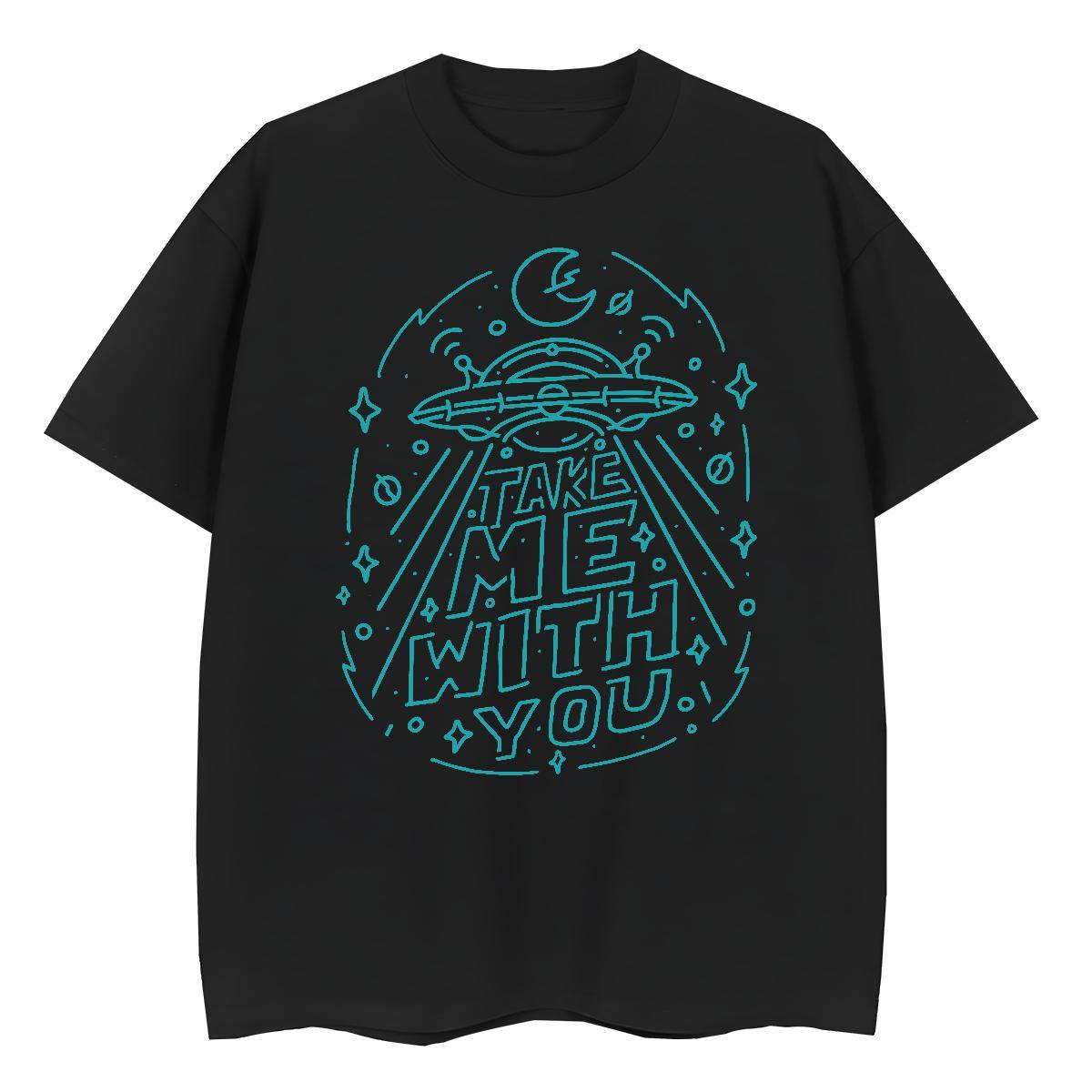 Cool Design Men Tshirts Casual Beach 230g 100% Cotton Customized Print Pure Cotton ET Man T Shirts 2024 New Tops Shirt