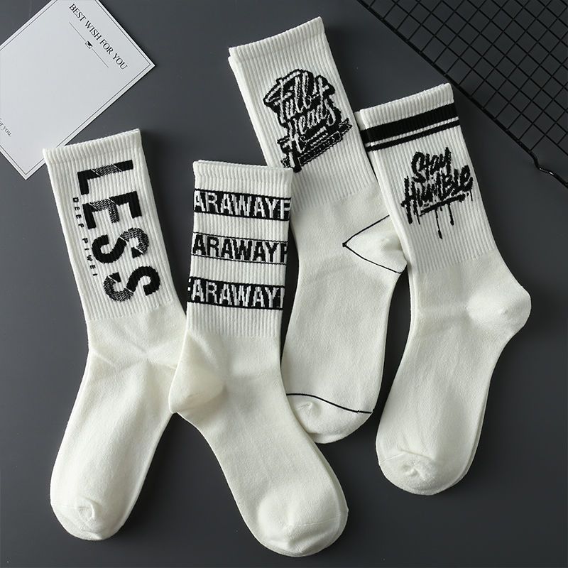 Stylish Unisex Athletic Socks Breathable White Sport Sock Collection for Year-Round Comfort