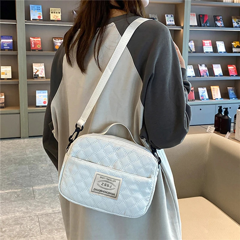 Womens Handbag Oxford Cloth Large Capacity Shoulder Bag Shopping Messenger Tote Fashion Casual Office Ladies Crossbody Bags 240814