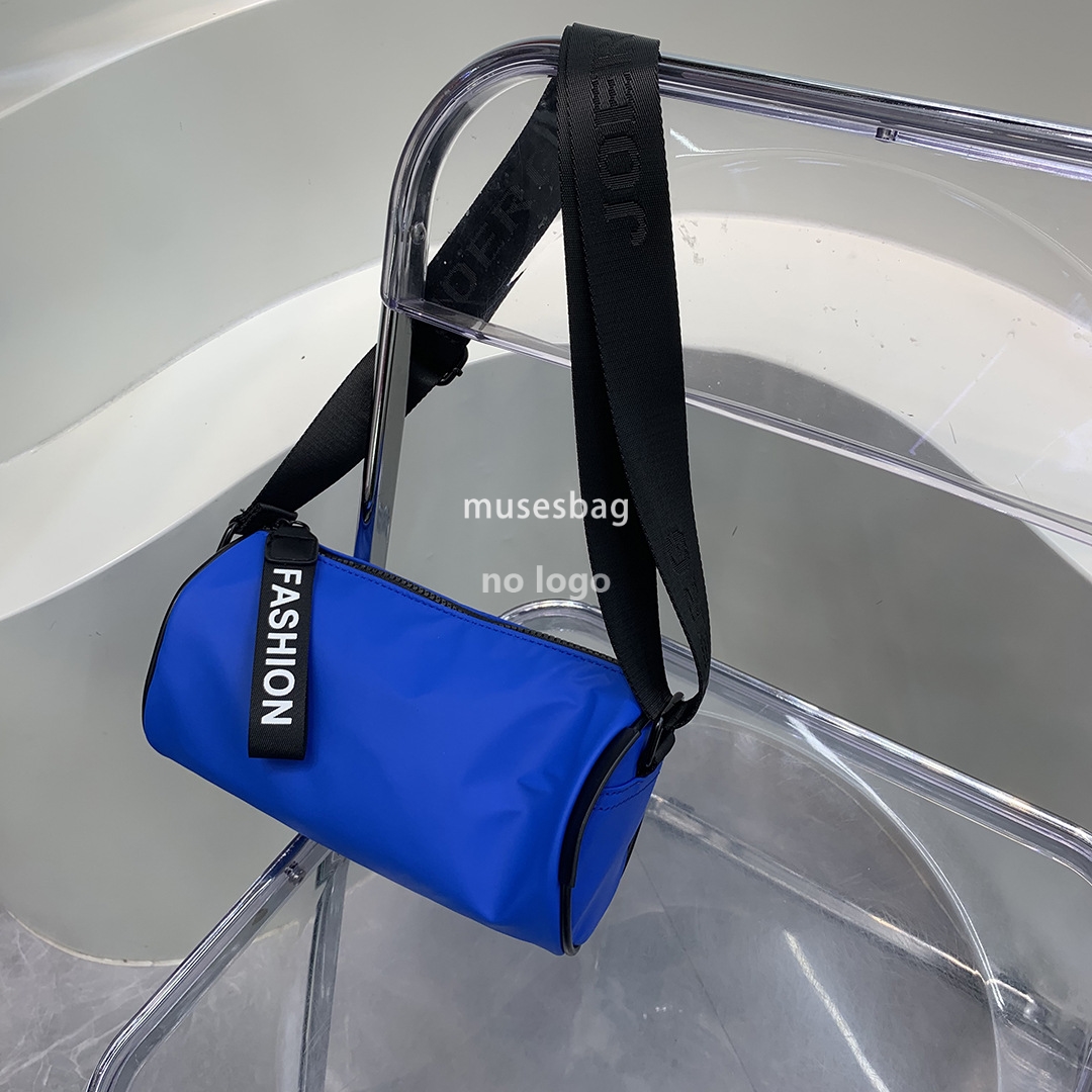 New cylinder bag spring summer casual candy color single shoulder crossbody bag simple letter fluorescent bag female spot