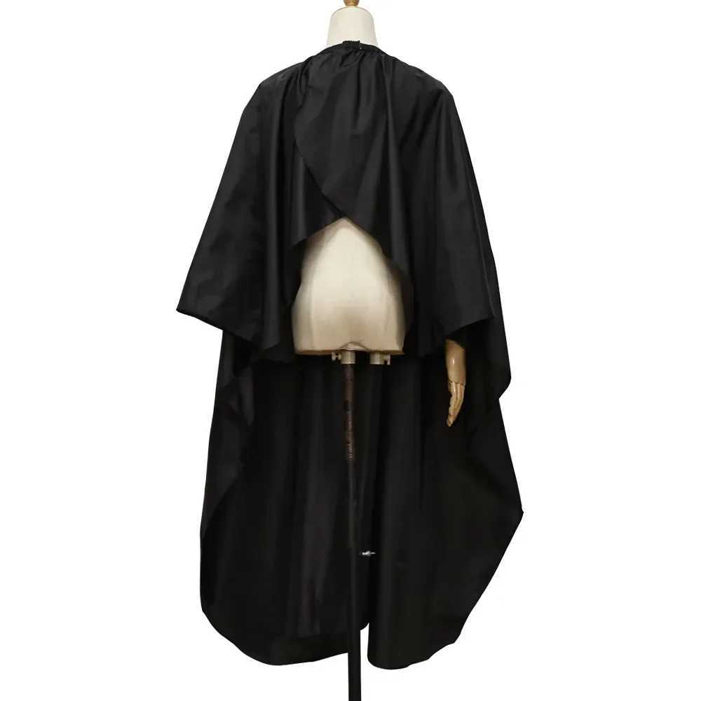 Professional Barber Fabric Adjustable Closed Hairdressing Apron Anti static Barber Shawl Waterproof Barber Coat W240814