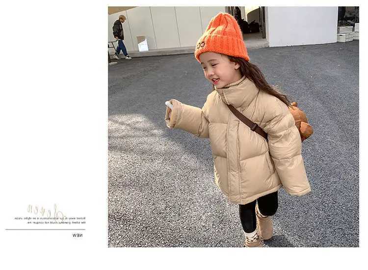 2023 Korean Childrens Clothing Girls Winter Coat Childrens Winter Jacket Childrens Clothing Thickened Warmth W240814