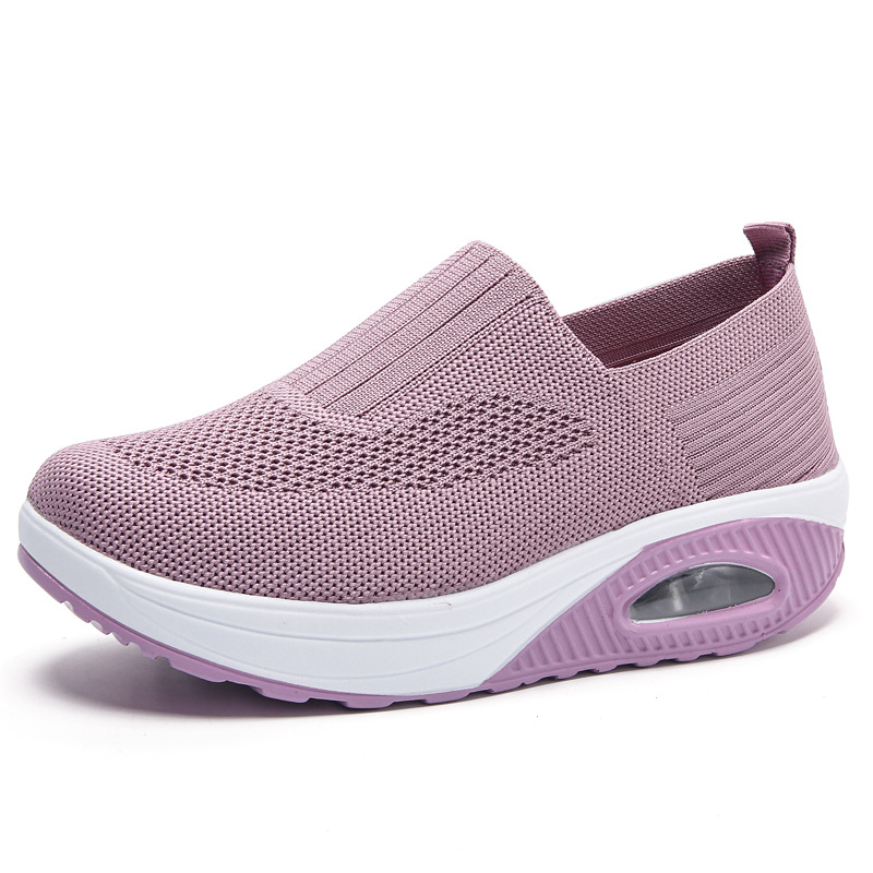 Women Sports Running Shoes Sneakers Thick Sole Soft Comfort Plus Size fashion