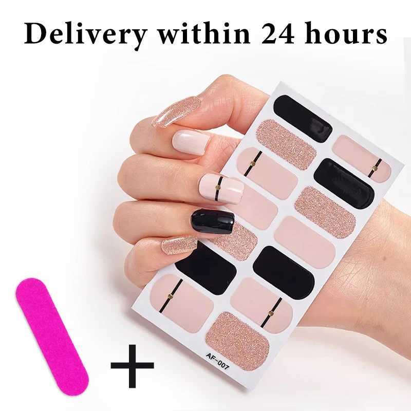 Full Cover Nail Stickers Nail Polish Nail Decoration Nails Sticker Designer Self Adhesive Nail Sticker Creative Nail Art StickerXJ240814