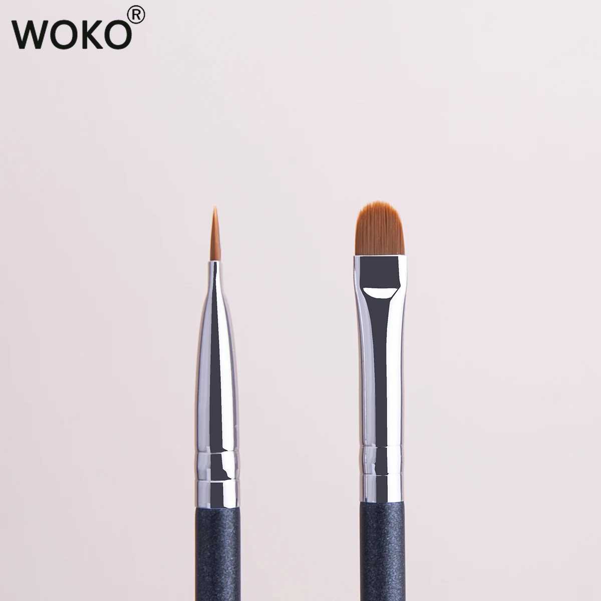 Scratch brush ultra-thin lip line eyebrow concealer brush details concealer cream makeup tool lip eyebrow contour brush W240814
