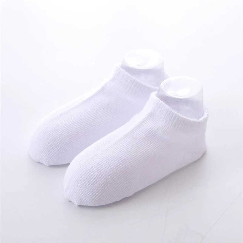 5 pairs of baby socks for boys and girls black and white gray socks soft newborn baby loose and comfortable socks childrens sportswear W240814