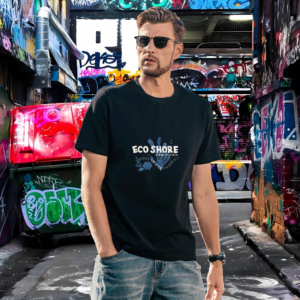 Designer tree Mens T Shirts Spring Summer Tshirts 230g 100% Cotton Custom Breathable Short Sleeve Black White Polos