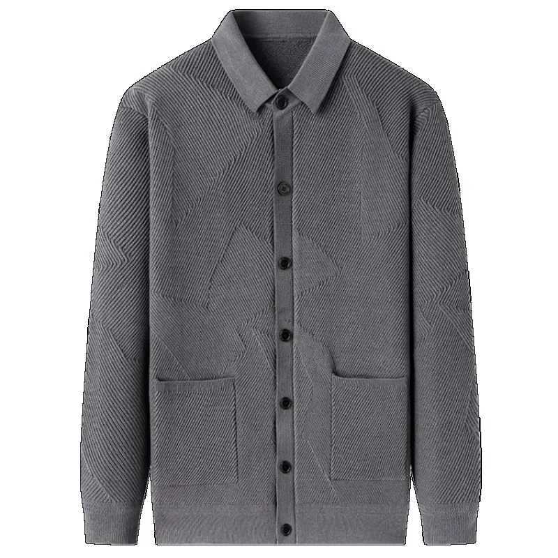 NEW Mens Casual Design Cardigan Long Sleeved Button Coat Cardigan Sweater Men ClothingXJ240814