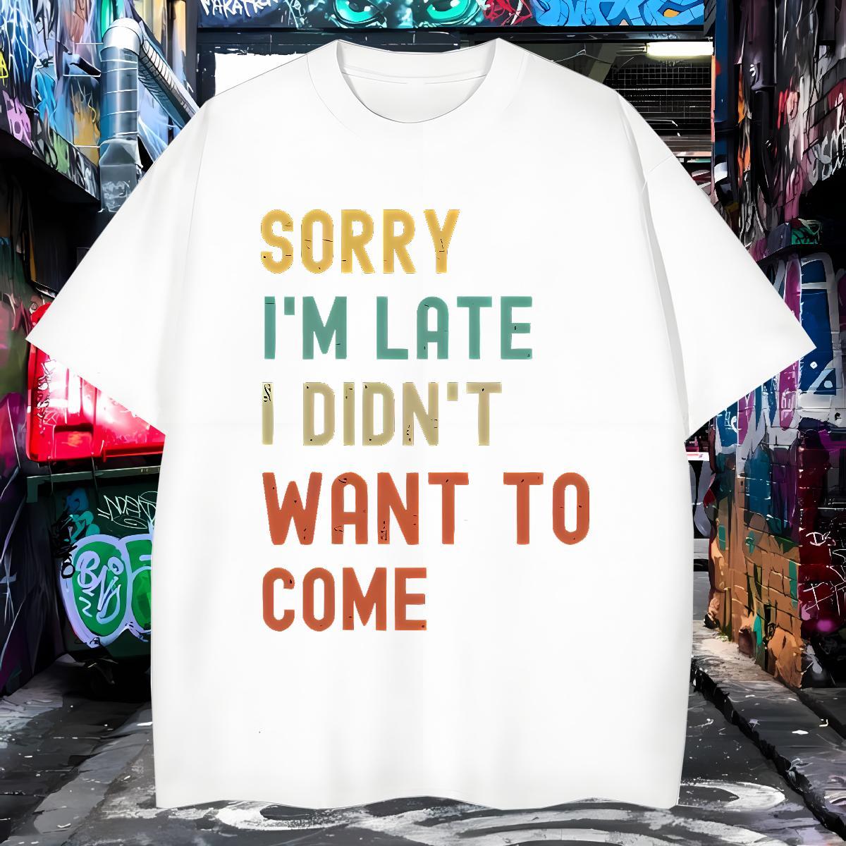 High Quality letter Men T Shirts Sport Men Clothes T-Shirt 230g Cotton Fashion Round Neck Short Sleeve Black Oversized Tops