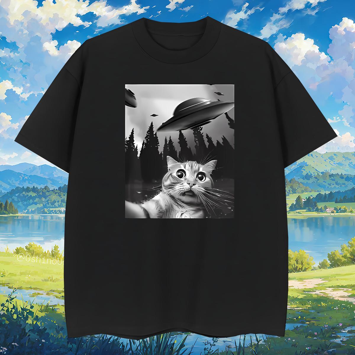 T Shirt For Man 230g Pure Cotton funny Street O-Neck Short Sleeve DIY Logo Oversized Tshirts New Cool Design Clothes