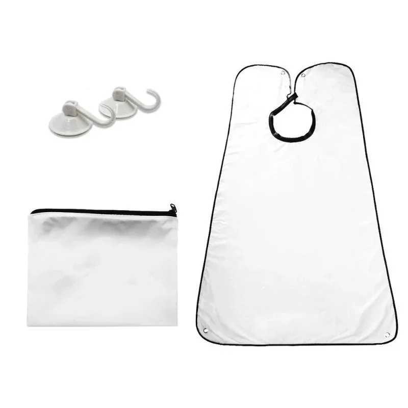 Neutral facial hair beard razor apron reusable hair clip shawl barber accessories W240814