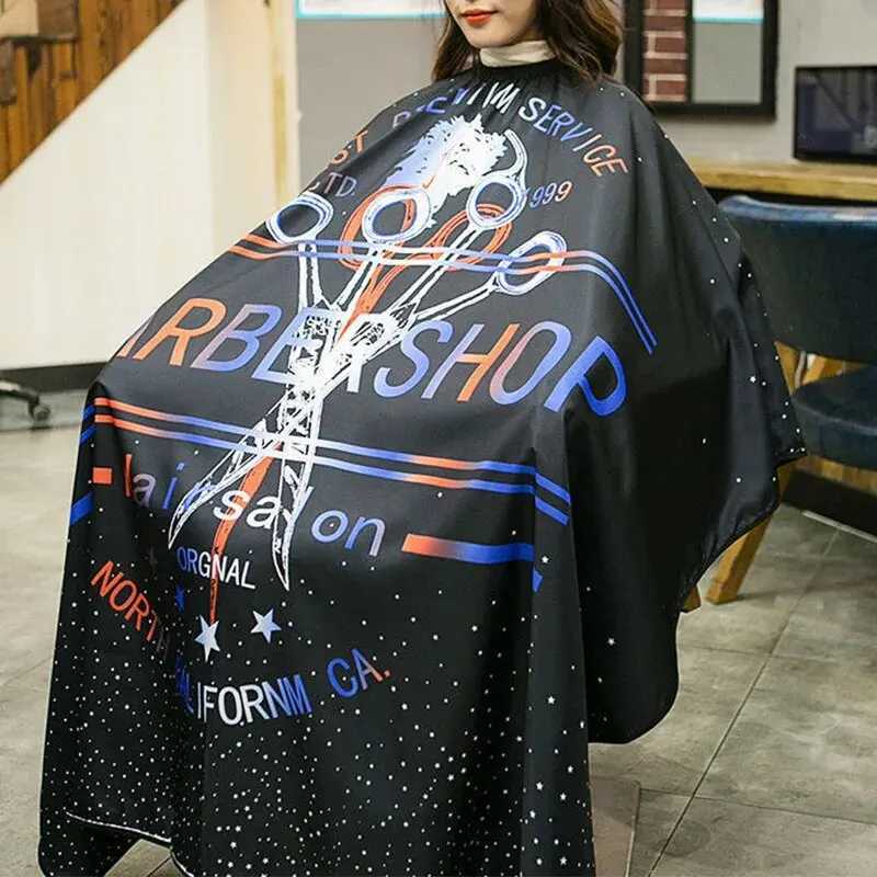 1 Barber Cape Waterproof Hairdressing Cape Town Hairdressing Dress W240814