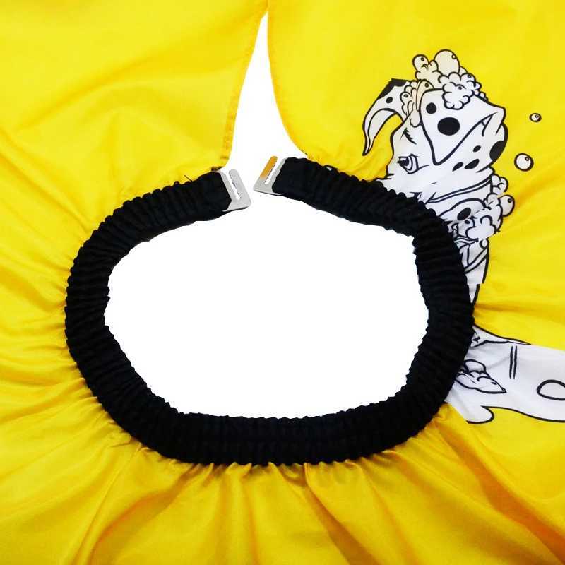 Hairdressing childrens cartoon corner waterproof hair cutting dyeing clothing apron packaging professional salon barber styling tools W240814