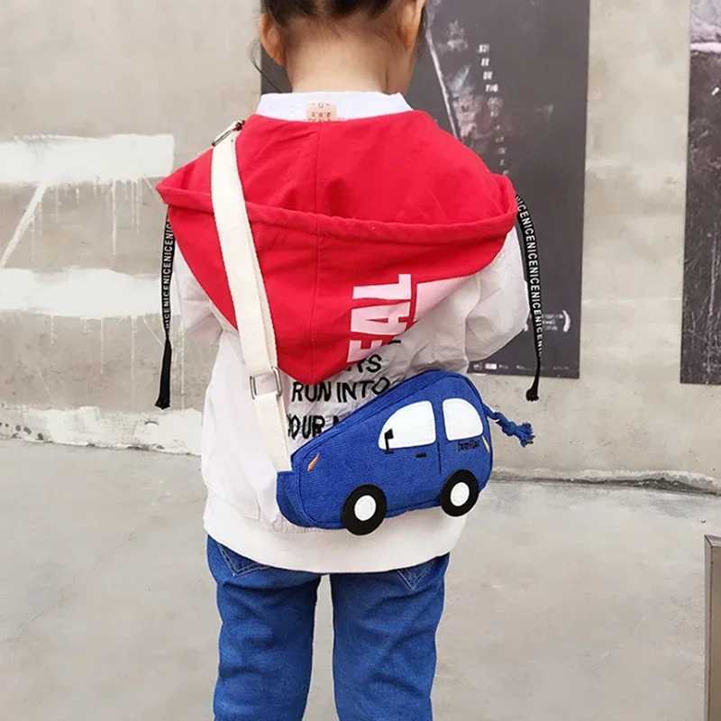 New Fashion Mini Cross body Bag for Children Babies Boys and Girls Car Shoulder Bag Cartoon Pig Coin Wallet W240813