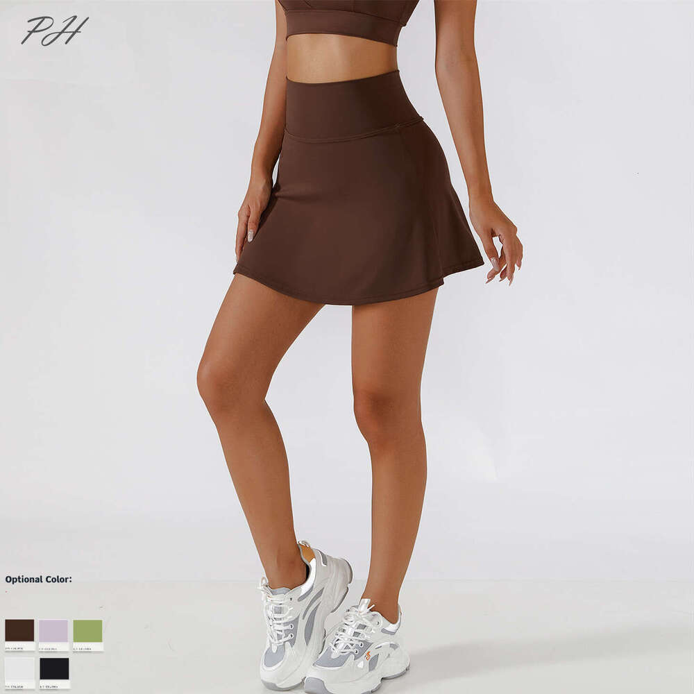 Tennis Summer Skirts Women Golf Pantskirt Nylon Sports Fiess High Waist Yoga Running Shorts Skirt Gym Workout Clothing