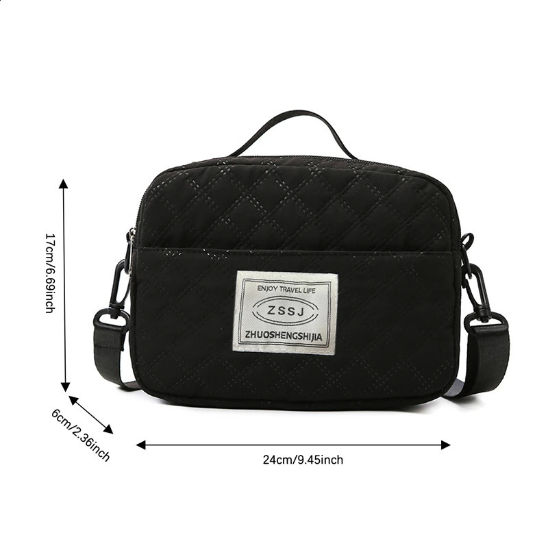 Womens Handbag Oxford Cloth Large Capacity Shoulder Bag Shopping Messenger Tote Fashion Casual Office Ladies Crossbody Bags 240814