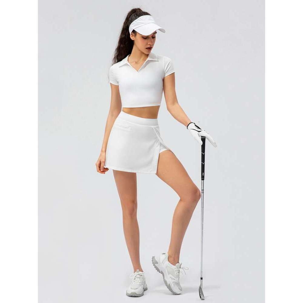 White Fashion Sporty 2 In 1 Skirts Female Quick Dry Tennis Mini Skirt Outdoor Golf Women's Clothing Badminton