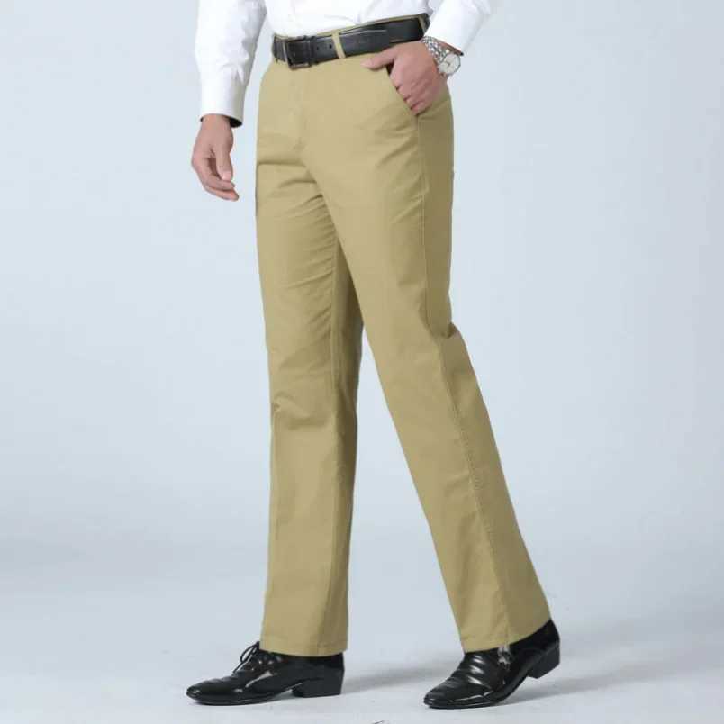 Mens Summer Thin Casual Set Pants Autumn Thick Cotton Classic Business Fashion Stretch Trouser Mens Brand Clothing RIYBEOEW240725