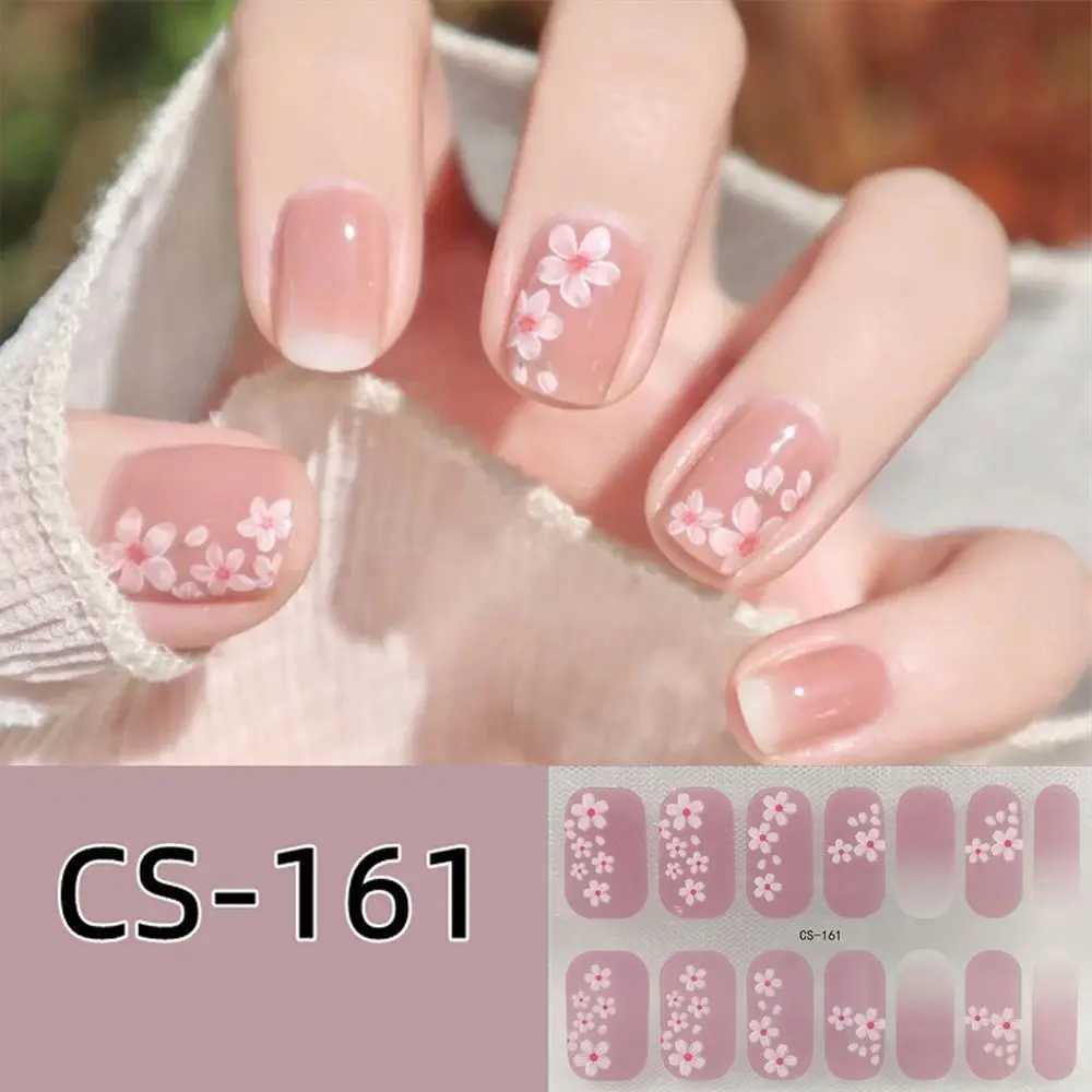 Baking Free Fashionable Nail Art Stickers Collection Manicure DIY Nail Polish Strips Wraps for Party DecorXJ240814