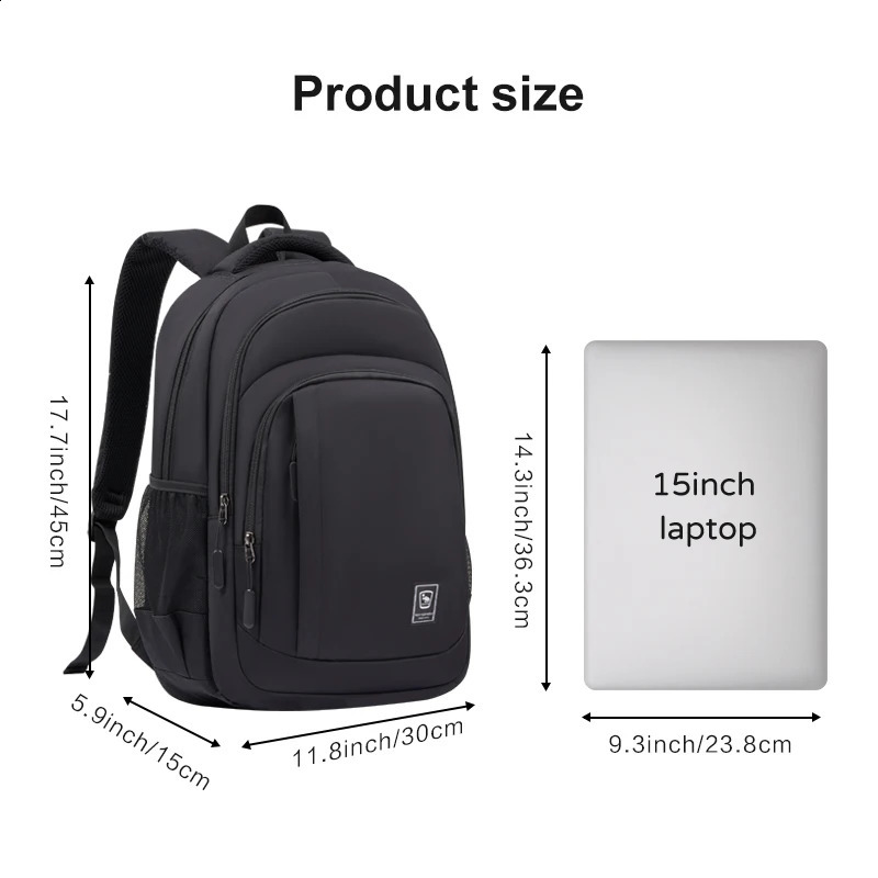 OIWAS Fashion Water Resistant Business Backpack For Men Travel Notebook Laptop Backpack Bags 15.6 inch Male Mochila For Teen 240813
