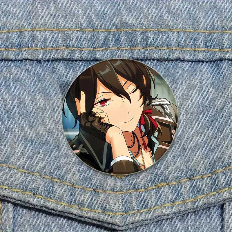 Anime ensemble star pin cartoon character Rei Sakuma badge handmade brooch backpack clothing gift accessories W240815