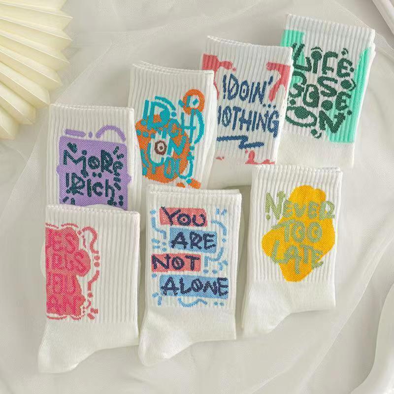 Japanese Inspired Kids Sport Socks - Comfortable Mid Tube Fit for Spring and Summer Styles