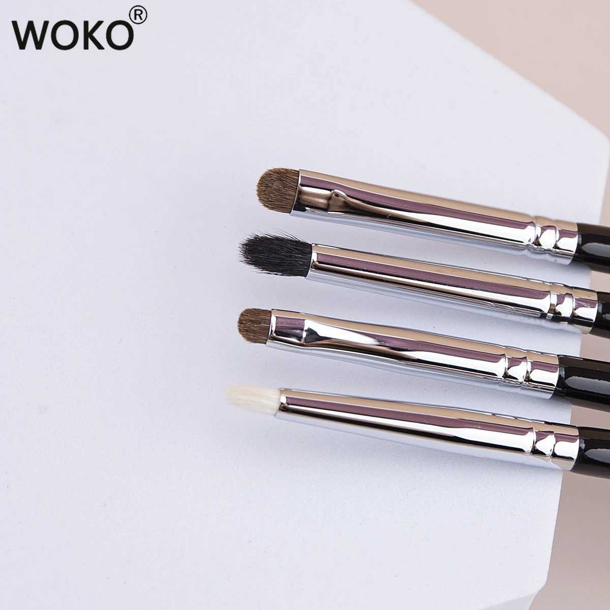 Smudge eye shadow Makeup Brush Smudge eyeliner Smudge Horse Hair/Goat Hair Small eye shadow Makeup Brush W240814