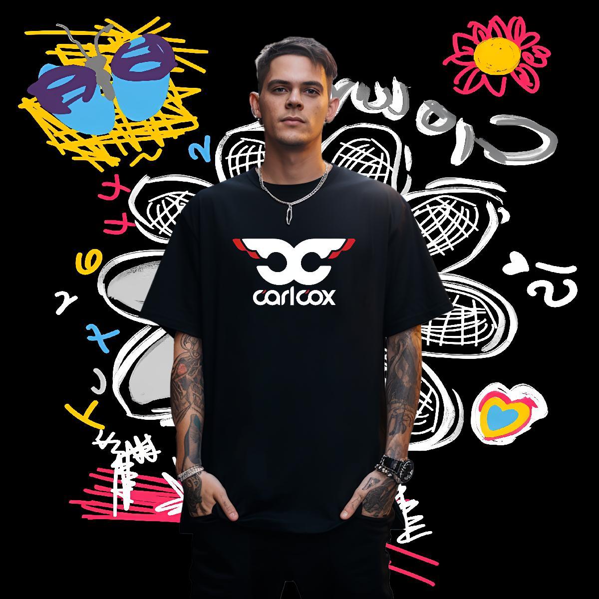 T Shirt For Man 230g 100% Cotton painting Casual Daily Wear Breathable Short Sleeve Black Oversized Tshirt for Man Woman Fashion Casual Cool Tees Shir