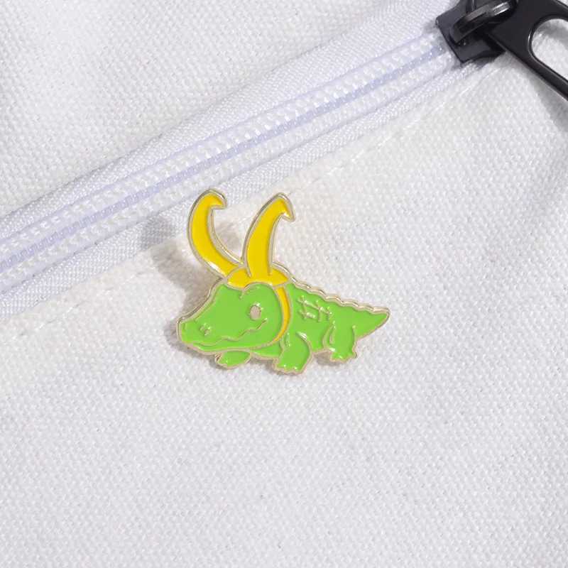 Crocodile Buggy Animal Fan Art Kawaii Enamel Pin Backpack Clothing Accessories Gifts Cute Collar Badge Jewelry Wholesale W240815