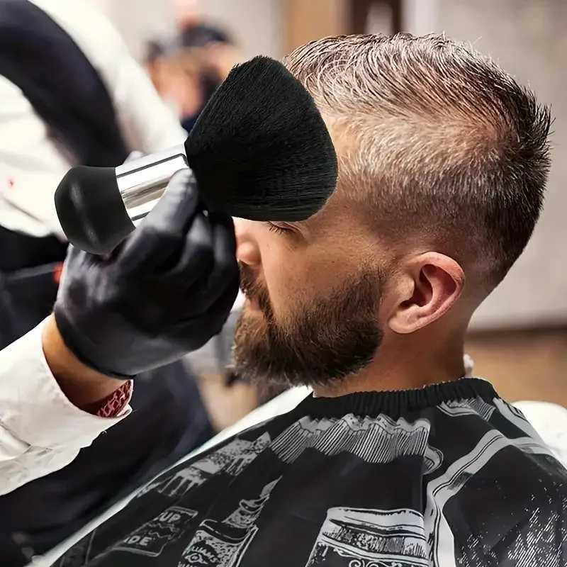 2/3 piece barber packaging set waterproof corner cutting with neck dust collector professional hair salon hair brush set W240814