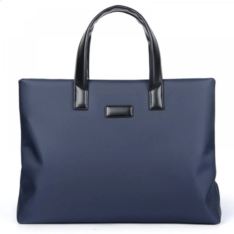 Customized Mens Briefcase Portable File Package Large Capacity Business Mens Bag Computer Bag Briefcase 240813
