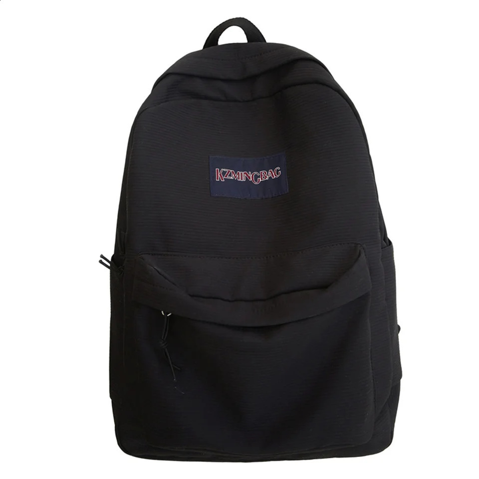 Simple Large Capacity Knapsacks For Women Waterproof Nylon Durable Lightweight Schoolbags Fashion Versatile Travel Bags 240813