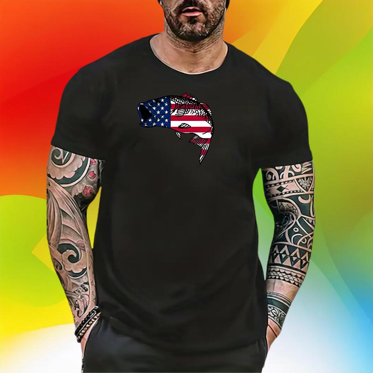 Free Shipping Men Clothes T-Shirt Street Casual 230g Pure Cotton Floral Print Breathable Soft T shirt Wholesale Tops Tees