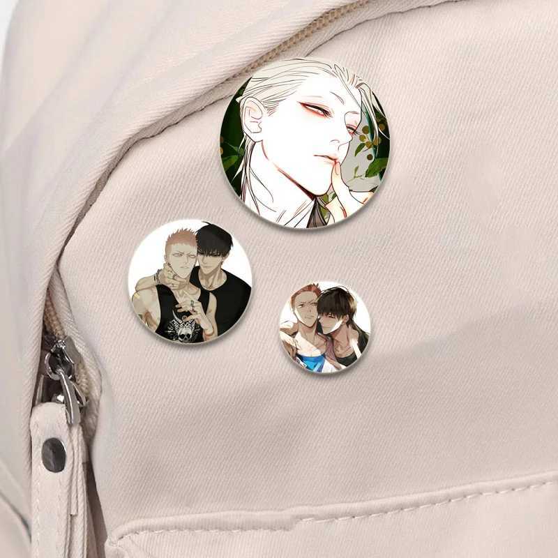 19 day enamel pin role-playing badge old Xian Hetian family treasure pin series brooch used for clothing backpack decoration BL animation W240815